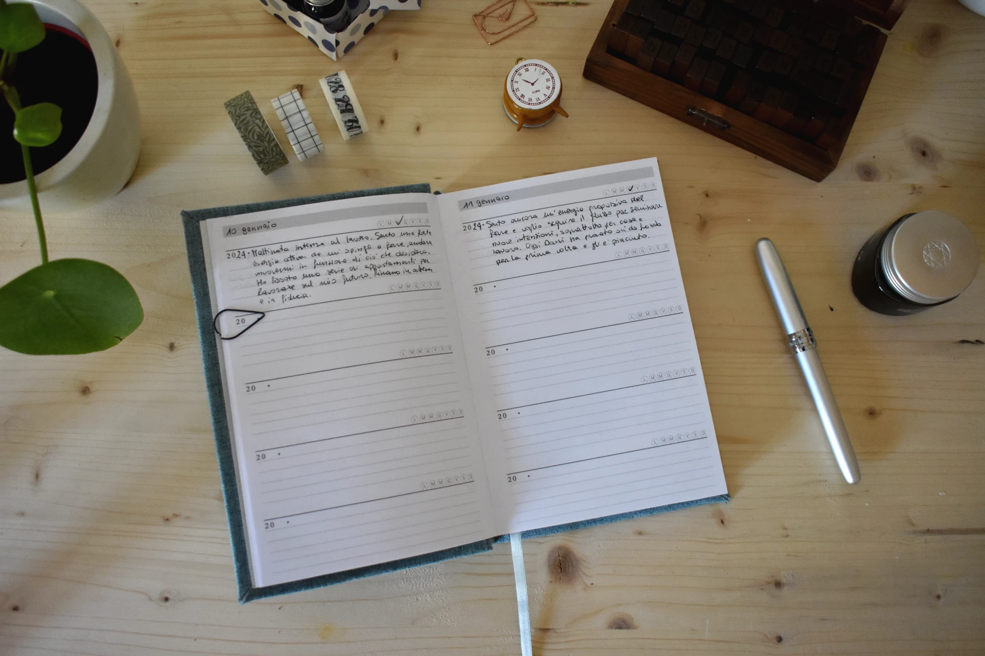 Agenda Con Chiusura Magnetica Agenda In Pelle Nappa DIN A5 Con